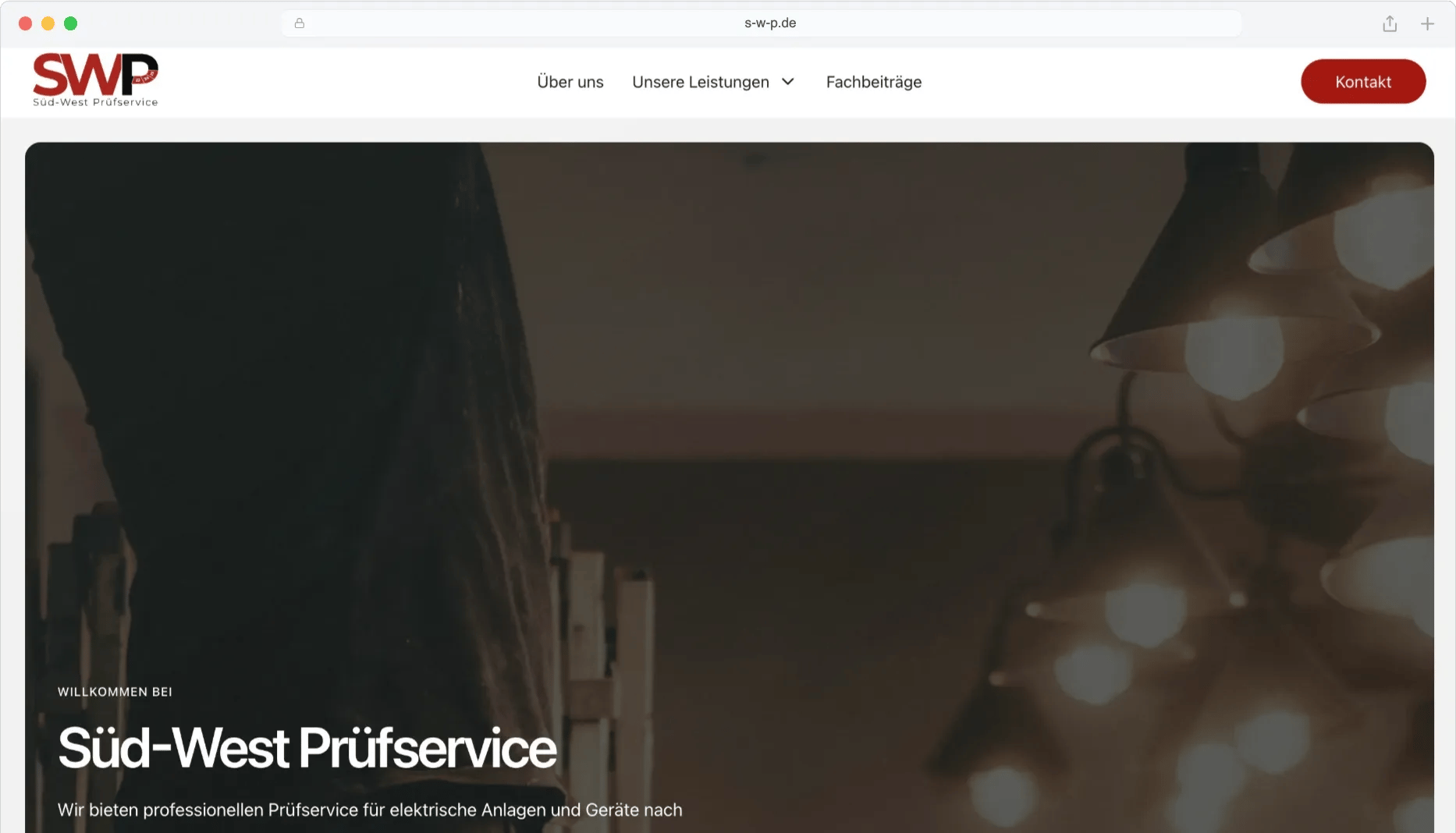 Website Süd-West Prüfservice