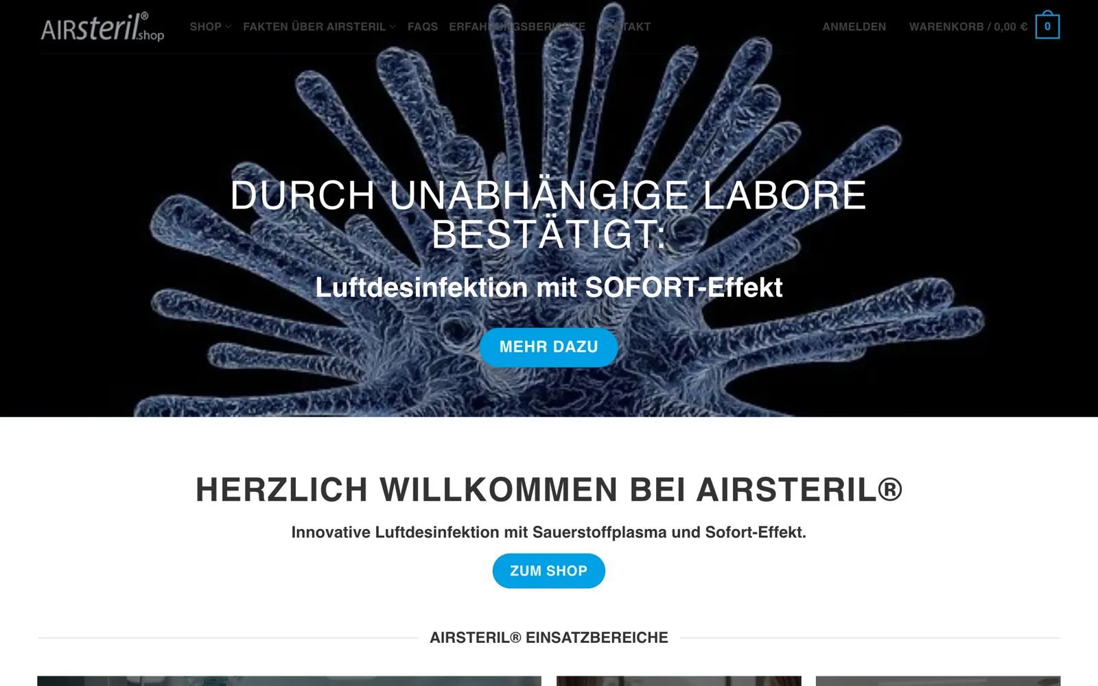Website AIRsteril®