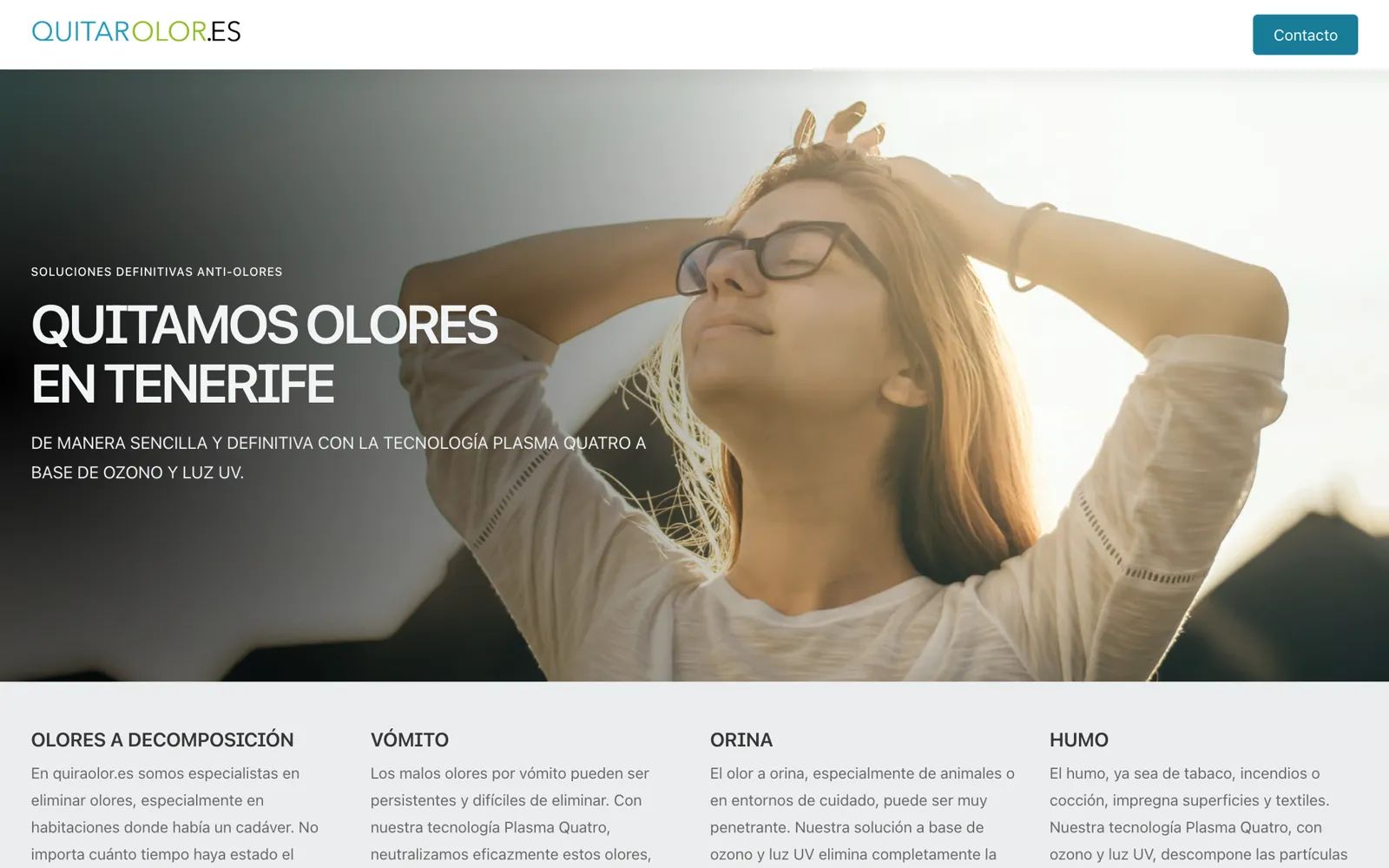 Website Quitar Olor